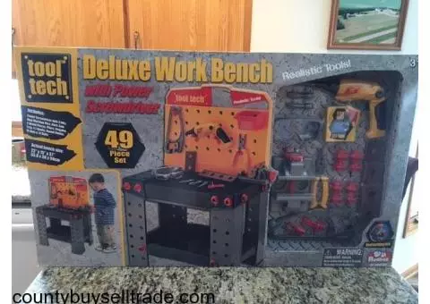 Tool Tech- Kids Deluxe Work Bench