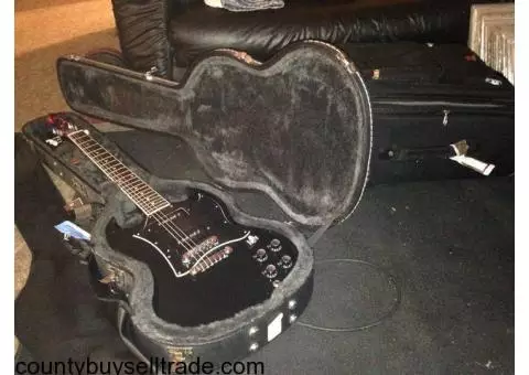 Gibson "SG" All Black Guitar